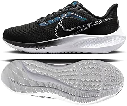 Nike Women's W Air Zoom Pegasus 39 PRM Trainers, Black White, 5 CA